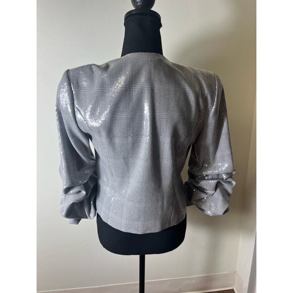Alberto Makali Grey and Sequin Blazer size Small - Picture 3 of 6
